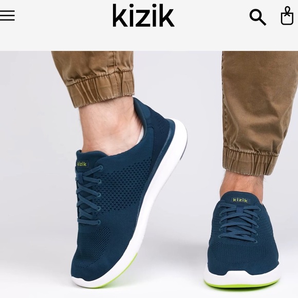 Kizik Blue Sneakers - Picture 1 of 10